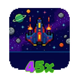 45x